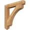 Ekena Millwork Legacy Arts & Crafts Rough Sawn Bracket, Western Red Cedar, 4"W x 28"D x 28"H BKT04X28X28LEC03RWR - alternate 1